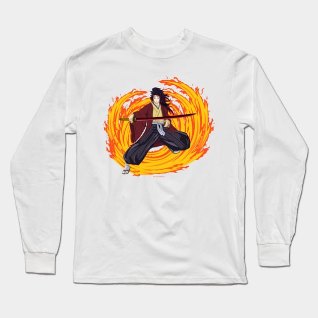 Sun Sword Master Long Sleeve T-Shirt by Zapt Art